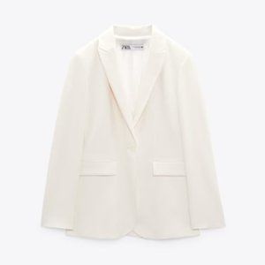 ZARA MINIMALIST STRAIGHT-FIT BLAZER - LIMITED EDITION